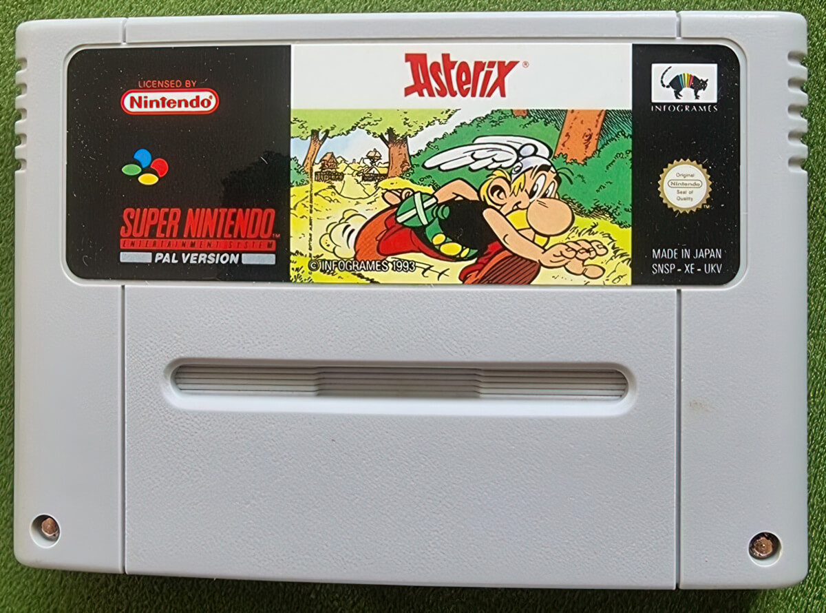 Лицензионный картридж Asterix для Super Nintendo